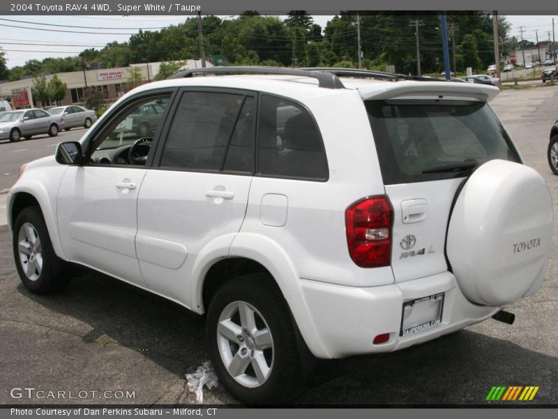 Super White / Taupe 2004 Toyota RAV4 4WD