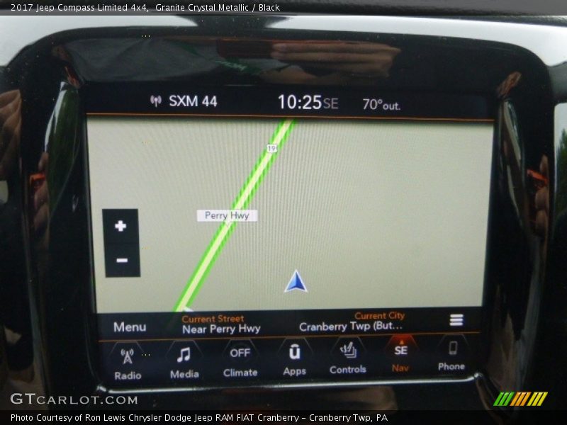 Granite Crystal Metallic / Black 2017 Jeep Compass Limited 4x4