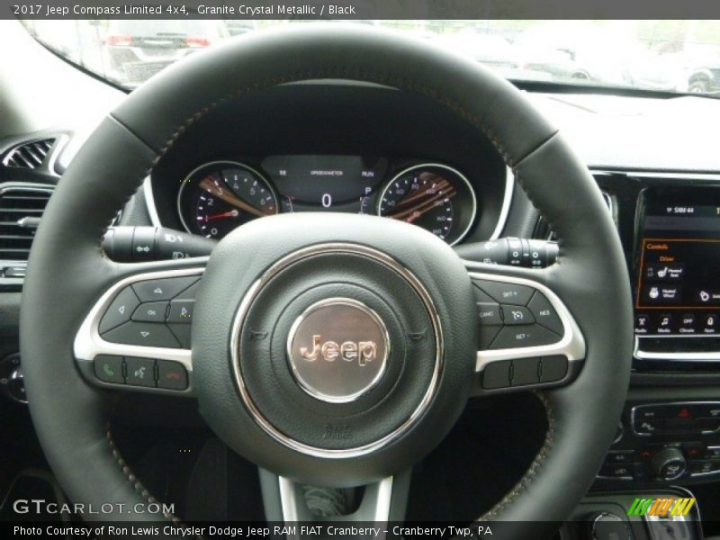 Granite Crystal Metallic / Black 2017 Jeep Compass Limited 4x4