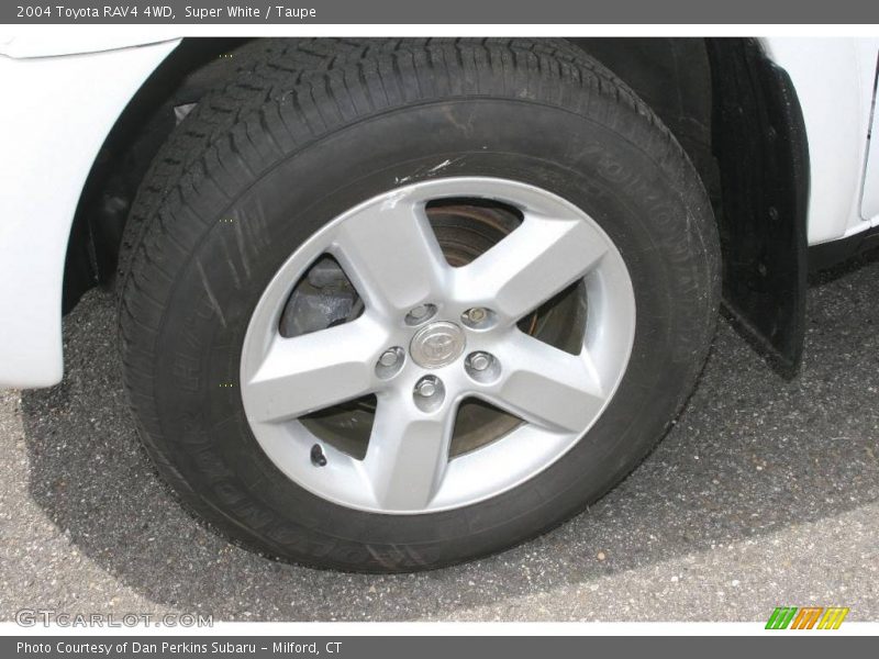 Super White / Taupe 2004 Toyota RAV4 4WD
