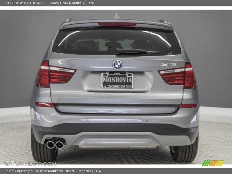 Space Gray Metallic / Black 2017 BMW X3 sDrive28i