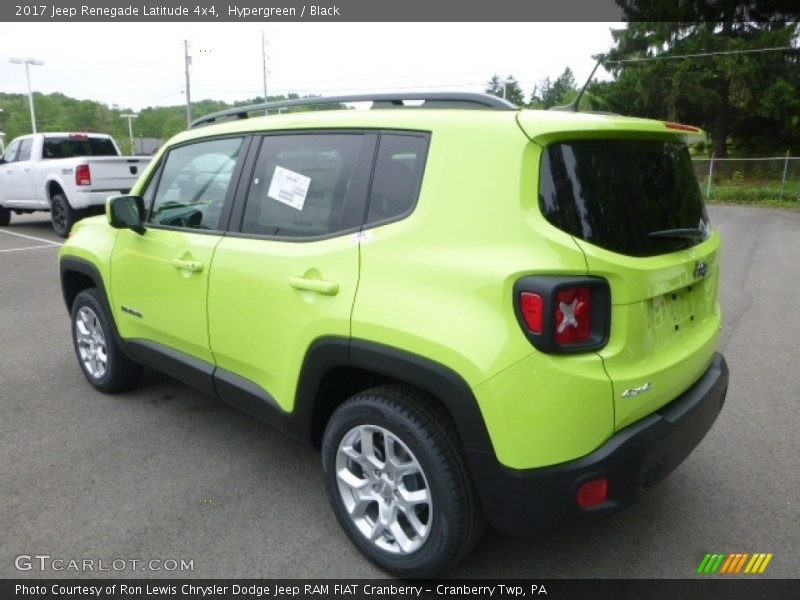 Hypergreen / Black 2017 Jeep Renegade Latitude 4x4