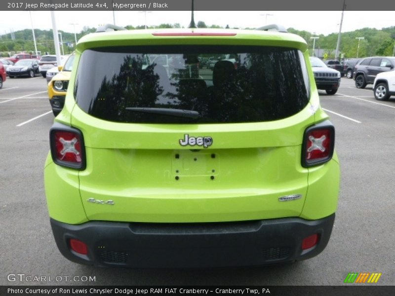 Hypergreen / Black 2017 Jeep Renegade Latitude 4x4