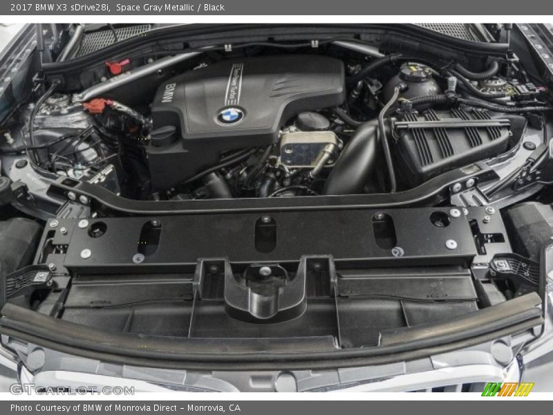 Space Gray Metallic / Black 2017 BMW X3 sDrive28i