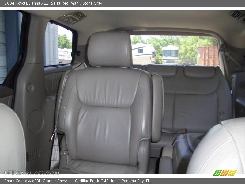 Salsa Red Pearl / Stone Gray 2004 Toyota Sienna XLE