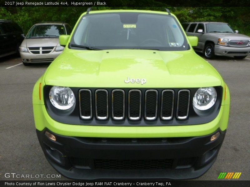 Hypergreen / Black 2017 Jeep Renegade Latitude 4x4