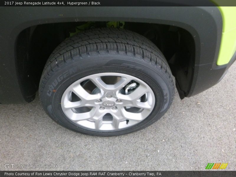 Hypergreen / Black 2017 Jeep Renegade Latitude 4x4