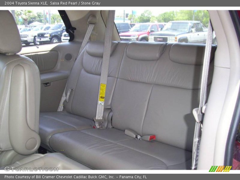 Salsa Red Pearl / Stone Gray 2004 Toyota Sienna XLE