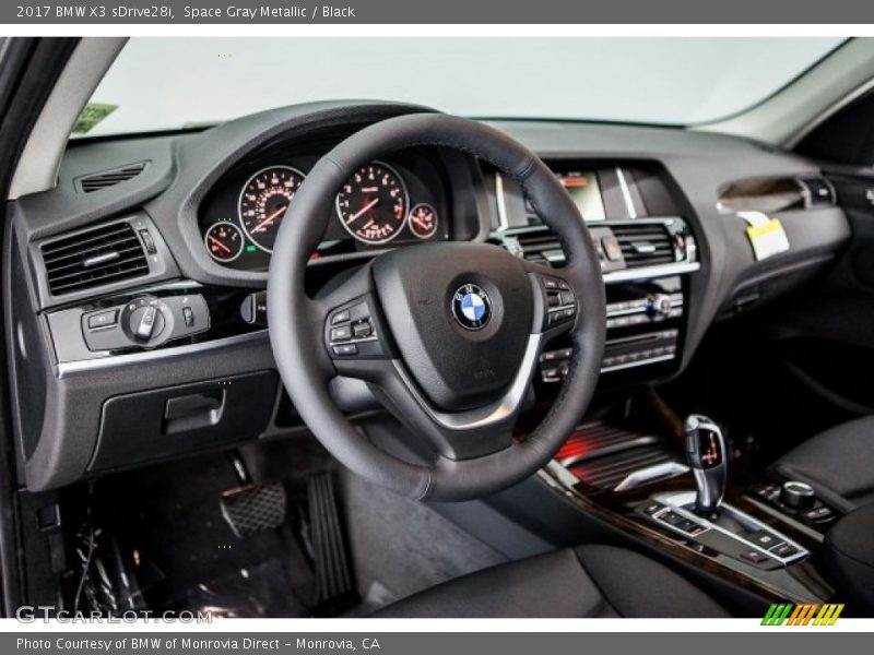 Space Gray Metallic / Black 2017 BMW X3 sDrive28i