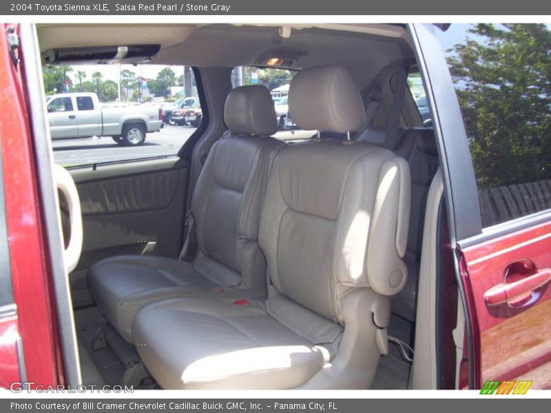 Salsa Red Pearl / Stone Gray 2004 Toyota Sienna XLE