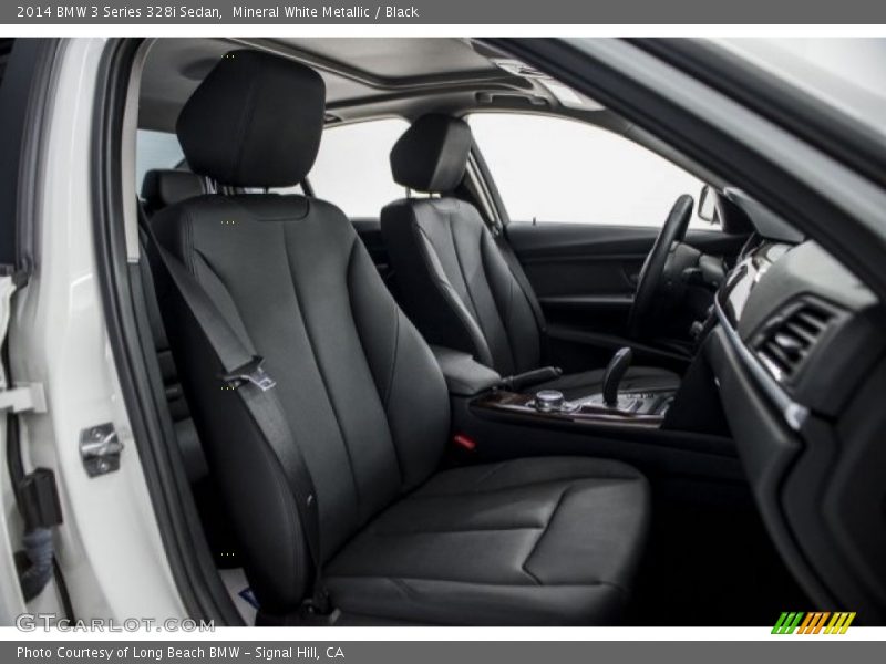 Mineral White Metallic / Black 2014 BMW 3 Series 328i Sedan