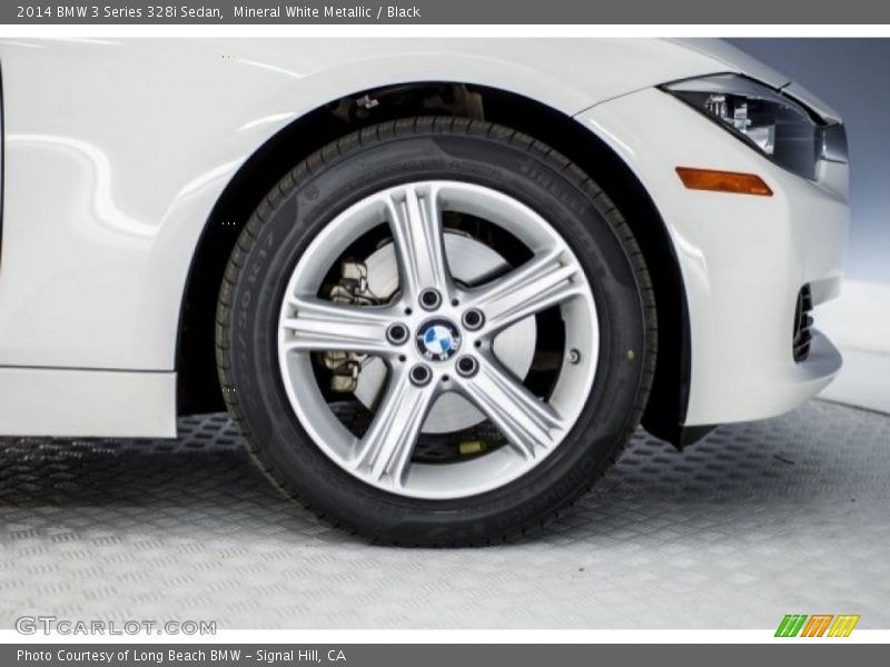 Mineral White Metallic / Black 2014 BMW 3 Series 328i Sedan