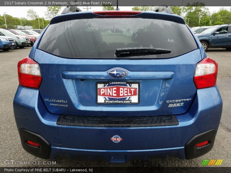 Quartz Blue Pearl / Ivory 2017 Subaru Crosstrek 2.0i Premium