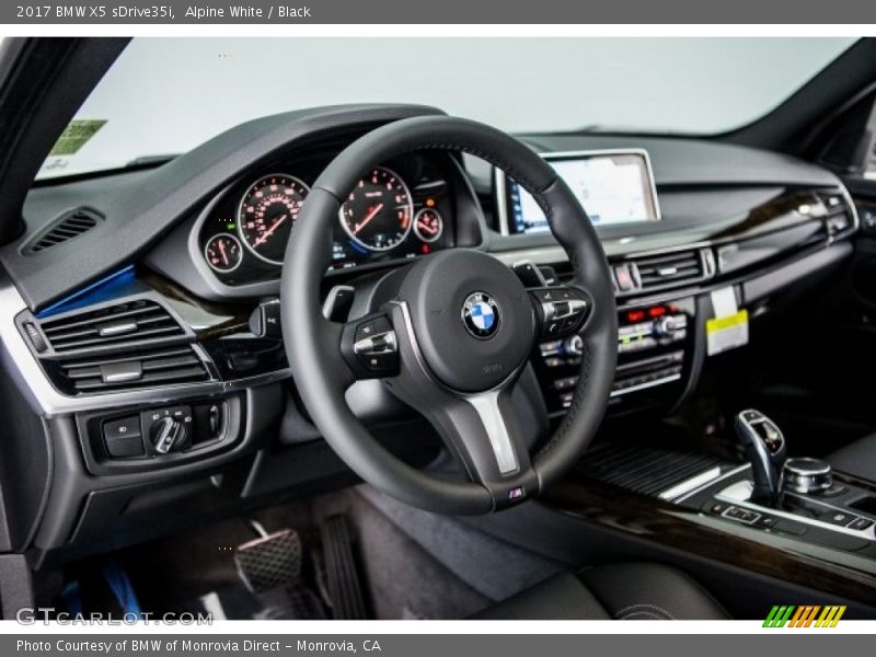 Alpine White / Black 2017 BMW X5 sDrive35i