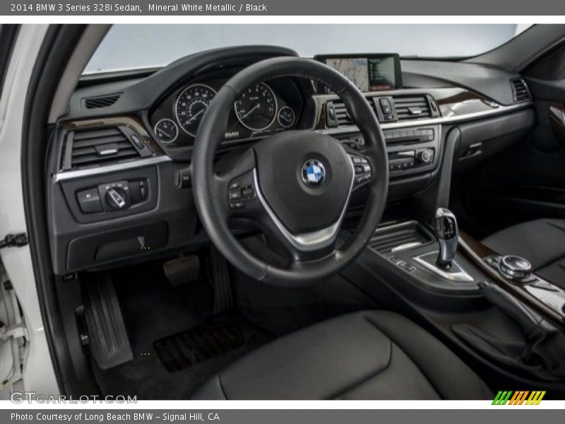 Mineral White Metallic / Black 2014 BMW 3 Series 328i Sedan