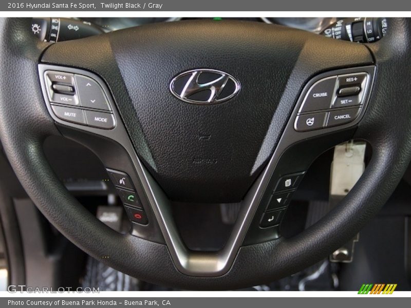 Twilight Black / Gray 2016 Hyundai Santa Fe Sport