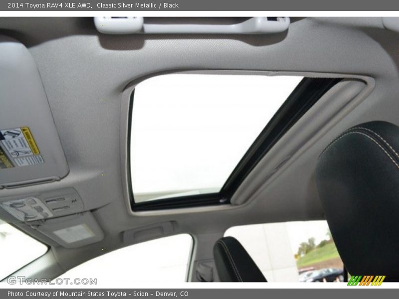 Classic Silver Metallic / Black 2014 Toyota RAV4 XLE AWD
