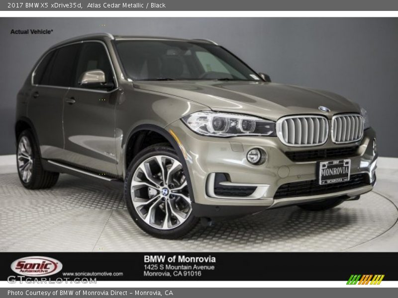 Atlas Cedar Metallic / Black 2017 BMW X5 xDrive35d