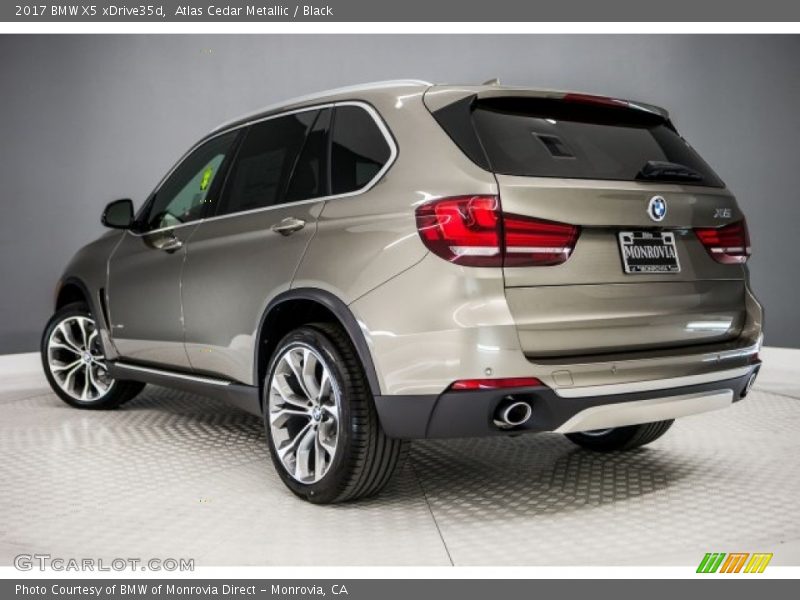 Atlas Cedar Metallic / Black 2017 BMW X5 xDrive35d
