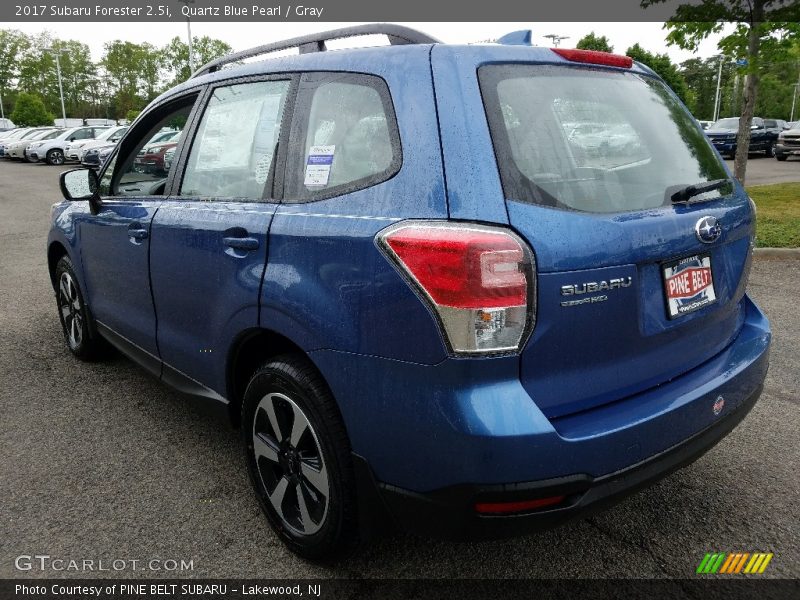 Quartz Blue Pearl / Gray 2017 Subaru Forester 2.5i