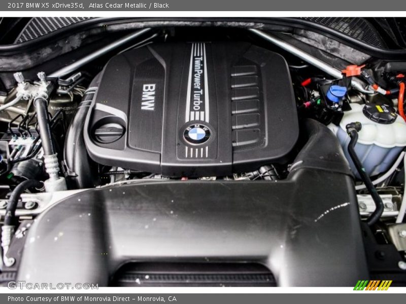  2017 X5 xDrive35d Engine - 3.0 Liter Turbo-Diesel DOHC 24-Valve Inline 6 Cylinder