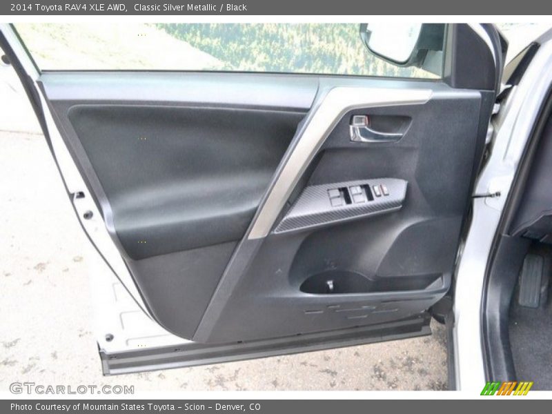 Classic Silver Metallic / Black 2014 Toyota RAV4 XLE AWD
