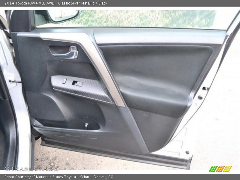 Classic Silver Metallic / Black 2014 Toyota RAV4 XLE AWD