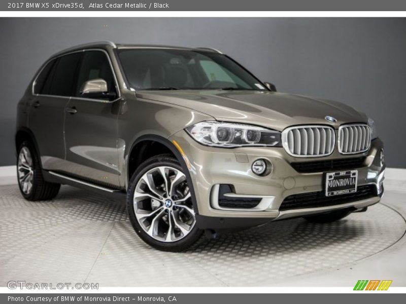 Atlas Cedar Metallic / Black 2017 BMW X5 xDrive35d