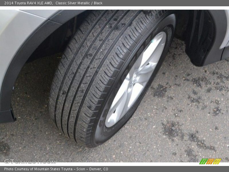 Classic Silver Metallic / Black 2014 Toyota RAV4 XLE AWD