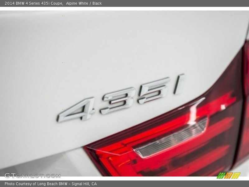 Alpine White / Black 2014 BMW 4 Series 435i Coupe