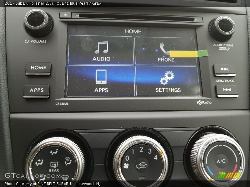 Quartz Blue Pearl / Gray 2017 Subaru Forester 2.5i