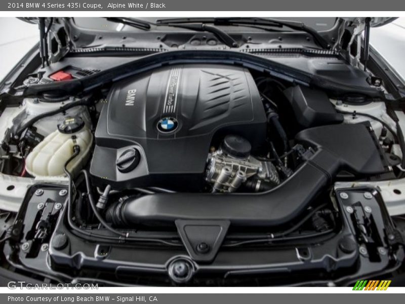 Alpine White / Black 2014 BMW 4 Series 435i Coupe