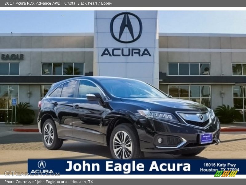 Crystal Black Pearl / Ebony 2017 Acura RDX Advance AWD