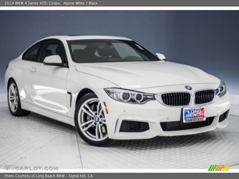 Alpine White / Black 2014 BMW 4 Series 435i Coupe