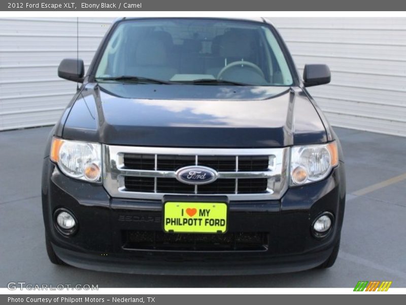 Ebony Black / Camel 2012 Ford Escape XLT