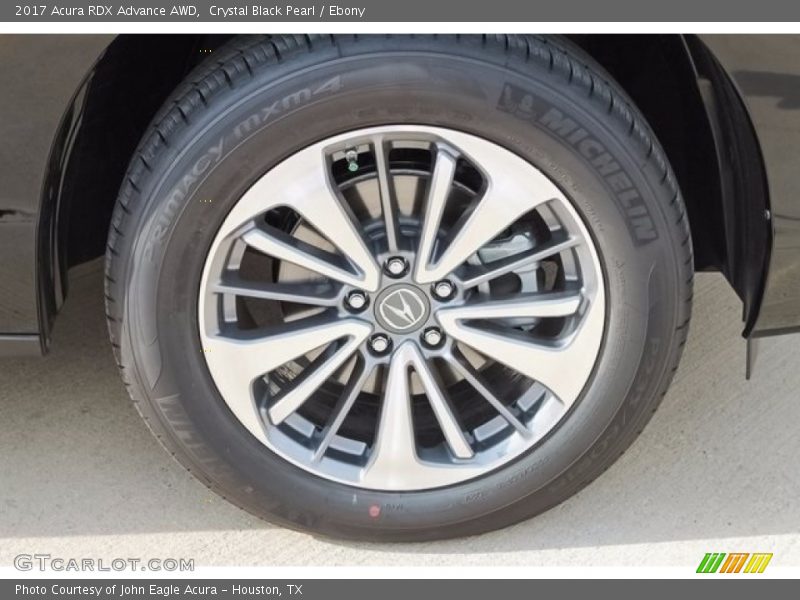 Crystal Black Pearl / Ebony 2017 Acura RDX Advance AWD