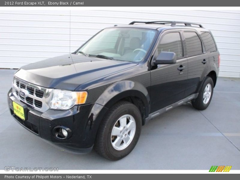 Ebony Black / Camel 2012 Ford Escape XLT