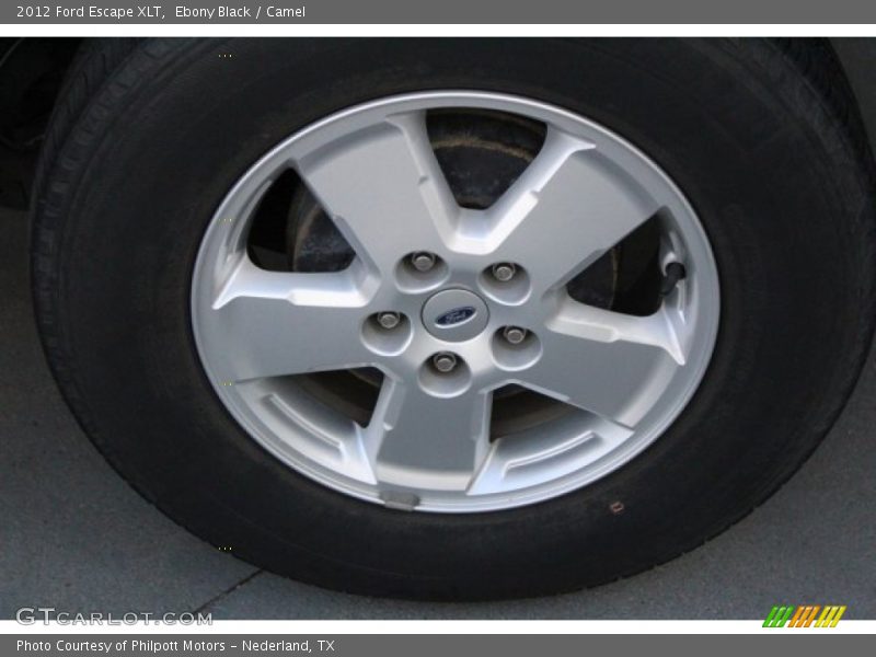Ebony Black / Camel 2012 Ford Escape XLT