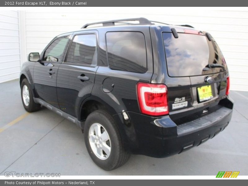 Ebony Black / Camel 2012 Ford Escape XLT