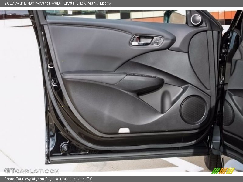 Crystal Black Pearl / Ebony 2017 Acura RDX Advance AWD