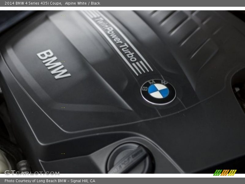 Alpine White / Black 2014 BMW 4 Series 435i Coupe