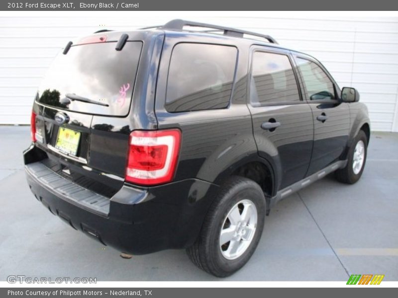 Ebony Black / Camel 2012 Ford Escape XLT