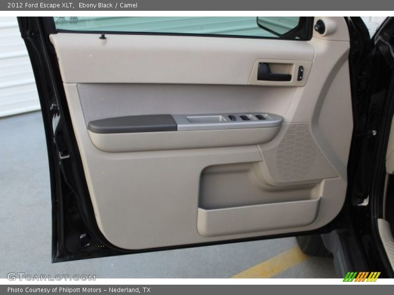 Ebony Black / Camel 2012 Ford Escape XLT