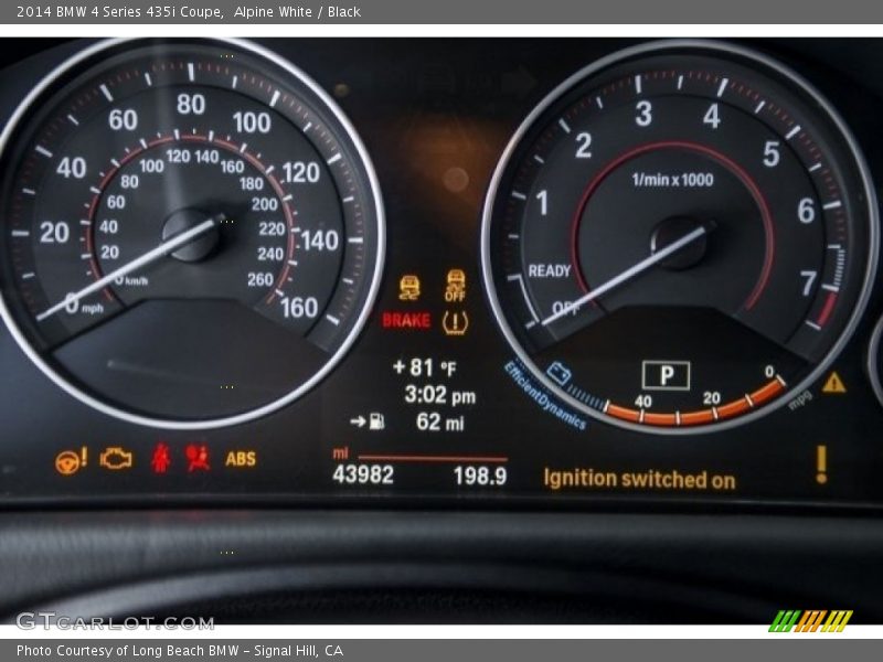 Alpine White / Black 2014 BMW 4 Series 435i Coupe