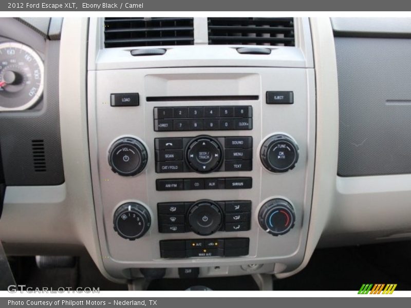 Ebony Black / Camel 2012 Ford Escape XLT
