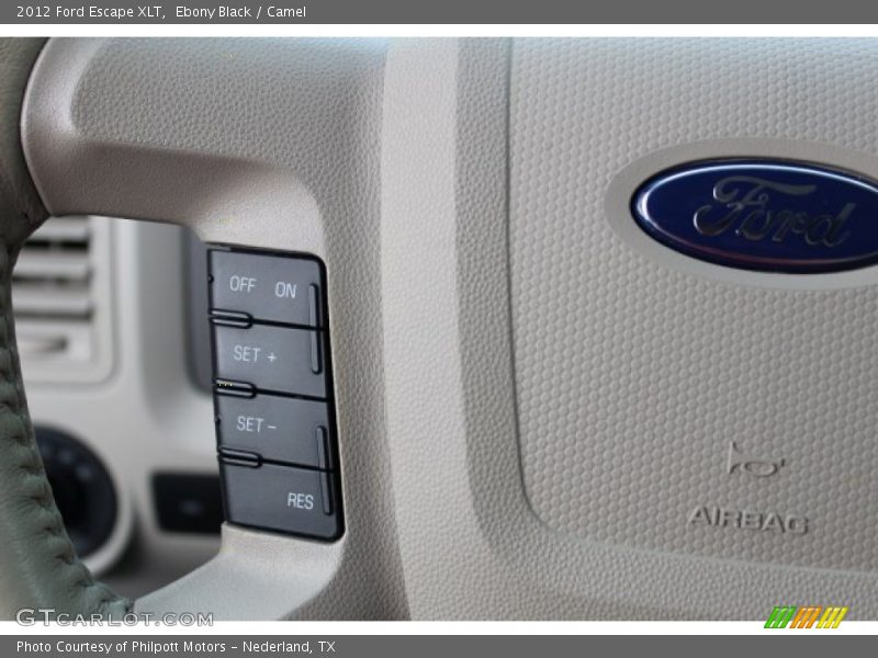 Ebony Black / Camel 2012 Ford Escape XLT