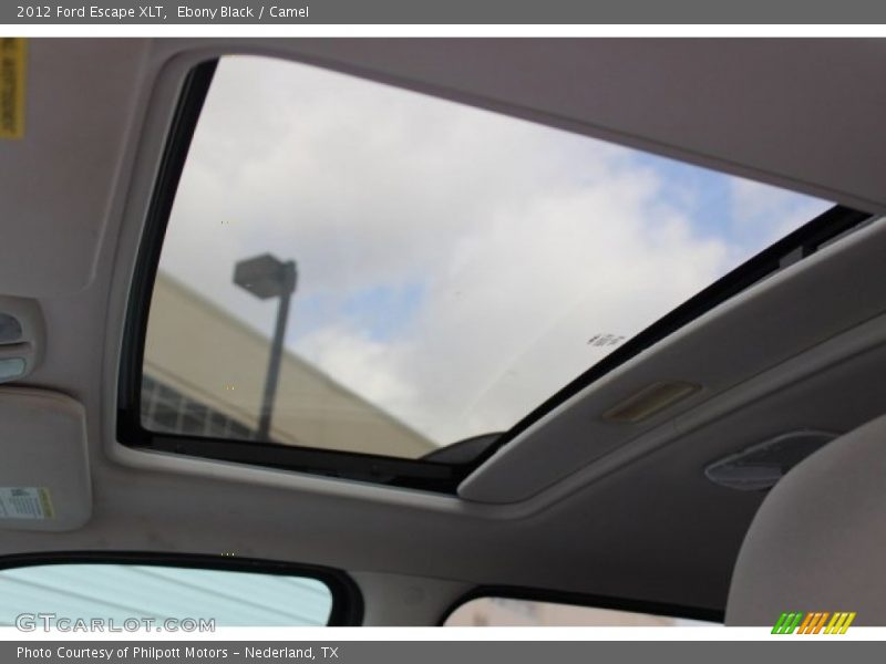 Ebony Black / Camel 2012 Ford Escape XLT