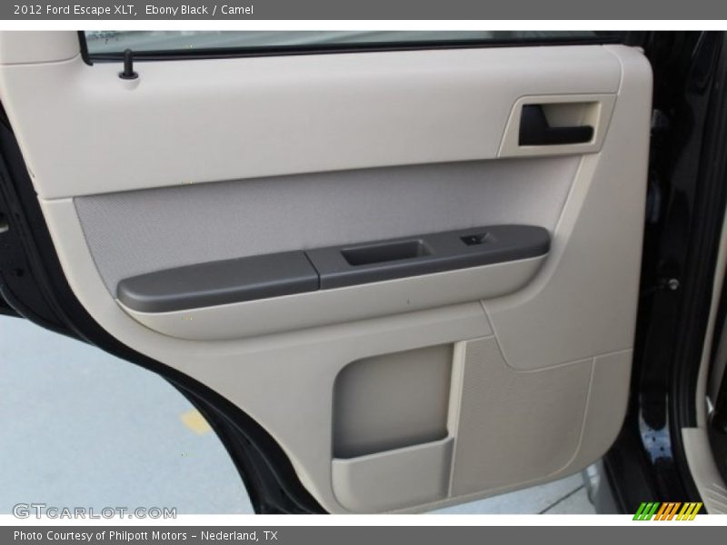 Ebony Black / Camel 2012 Ford Escape XLT