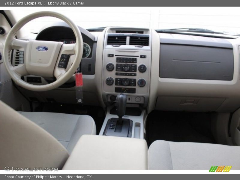 Ebony Black / Camel 2012 Ford Escape XLT