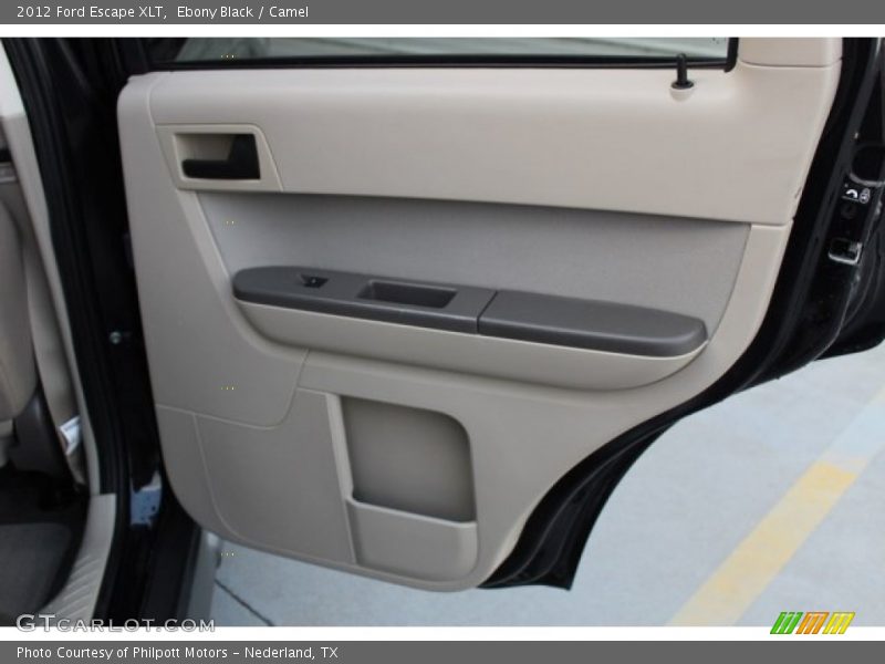 Ebony Black / Camel 2012 Ford Escape XLT